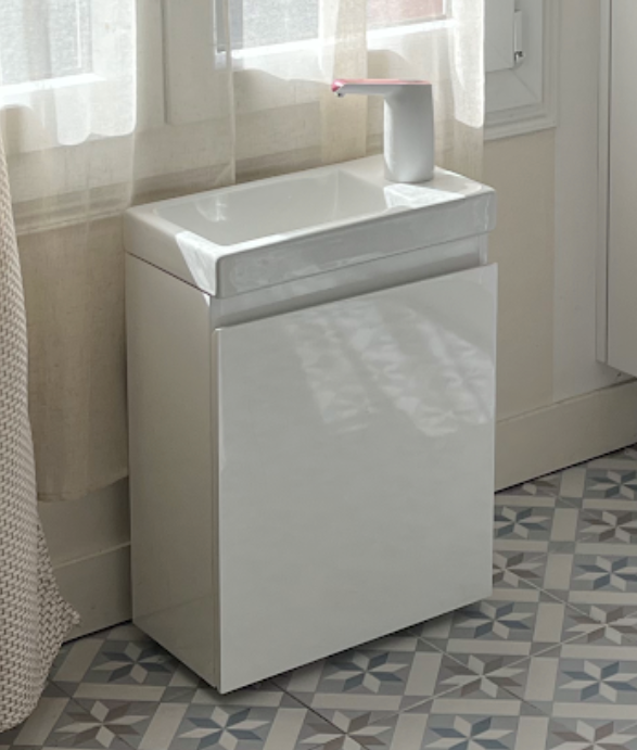 Lavabo Enfant Montessori évolutif 18 mois - 8 ans | Mobile, autonome en eau & sans travaux - BLANC