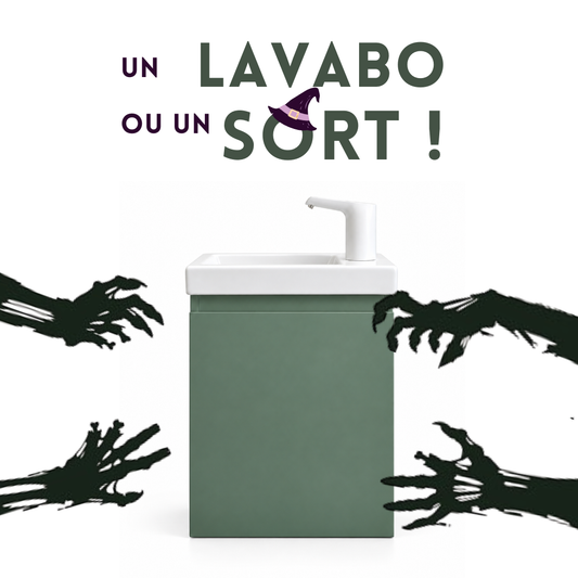 Lavabo  Enfant Montessori | Mobile, autonome en eau & sans travaux - VERT