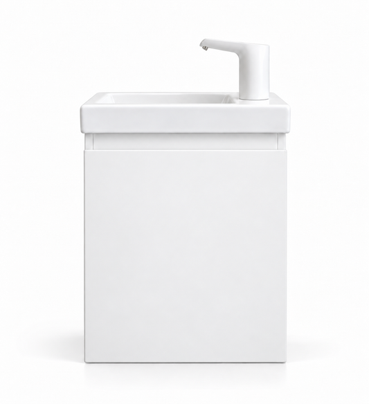 Lavabo Enfant Montessori | Mobile, autonome en eau & sans travaux  - BLANC