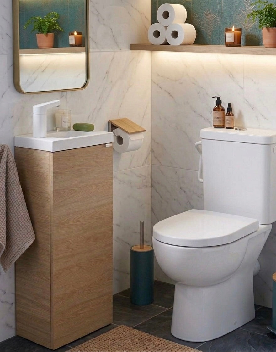 PRÉCOMMANDE - Lavabo sans plomberie - Lave-mains autonome – Sans arrivée d’eau, prêt à l’emploi - BOIS