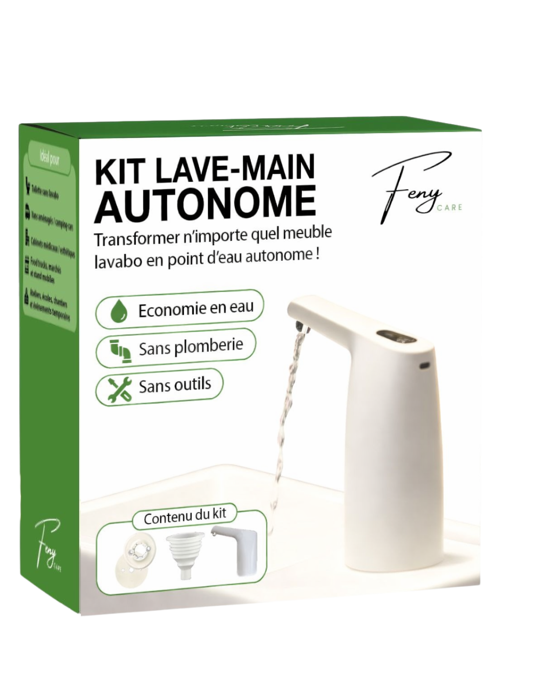 Kit lave main autonome sans plomberie – Feny Care