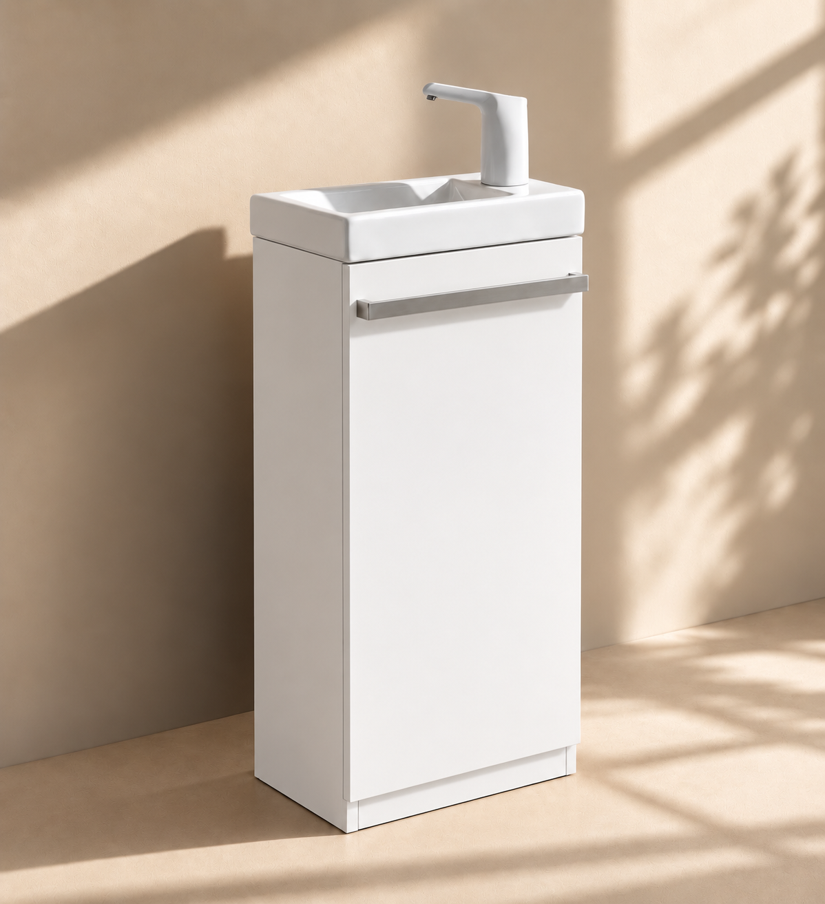 Lavabo autonome Blanc sans plomberie – Lave-mains sans arrivée d’eau, prêt à l’emploi
