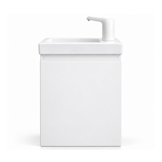 Lavabo Montessori enfant blanc autonome en eau sans raccordement
