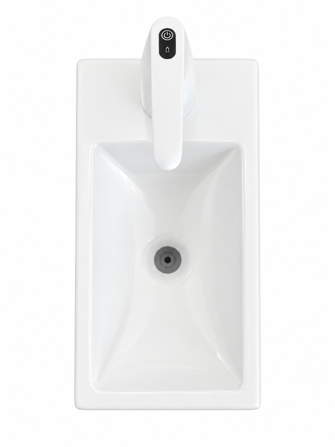 Lavabo portátil infantil verde salvia con depósitos de agua sin instalación de fontanería
